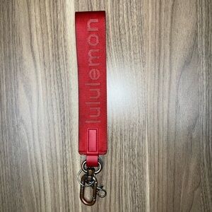 Lululemon Red Keychain